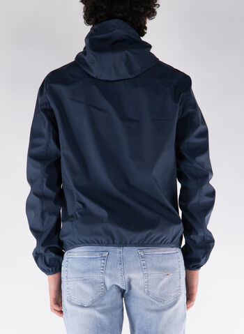 GIACCA FULL ZIP SOFTSHELL CON CAPPUCCIO, 0713 NVY, small