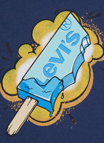 T-SHIRT CON STAMPA BAMBINO, BCF NVY, small