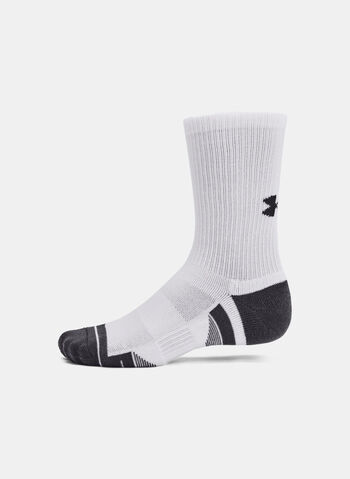 CALZE PERFORMANCE TECH CREW 3 PAIA UNISEX, 0100 WHT, small