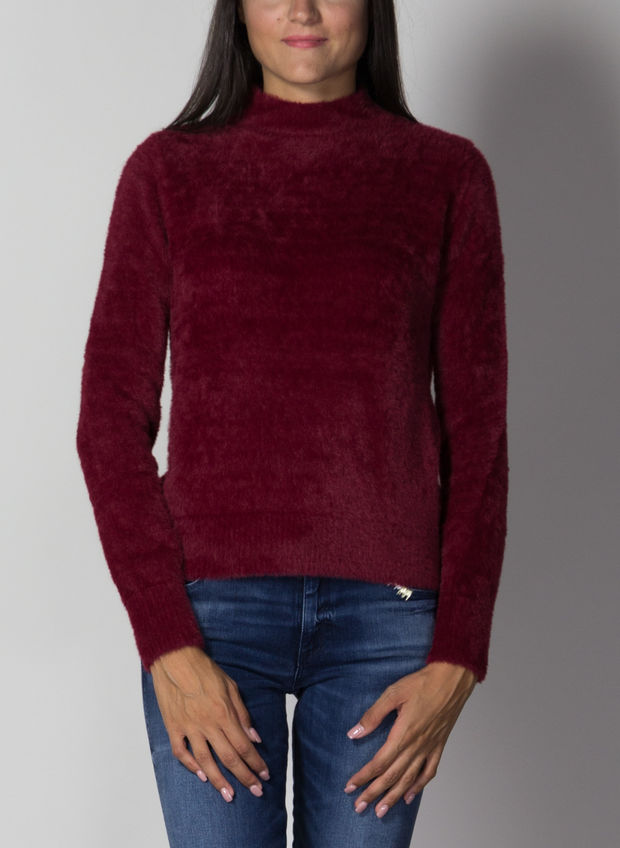 CAMAIEU Maglione donna bordeaux - Felpe, Maglioni donna • Differenta.it