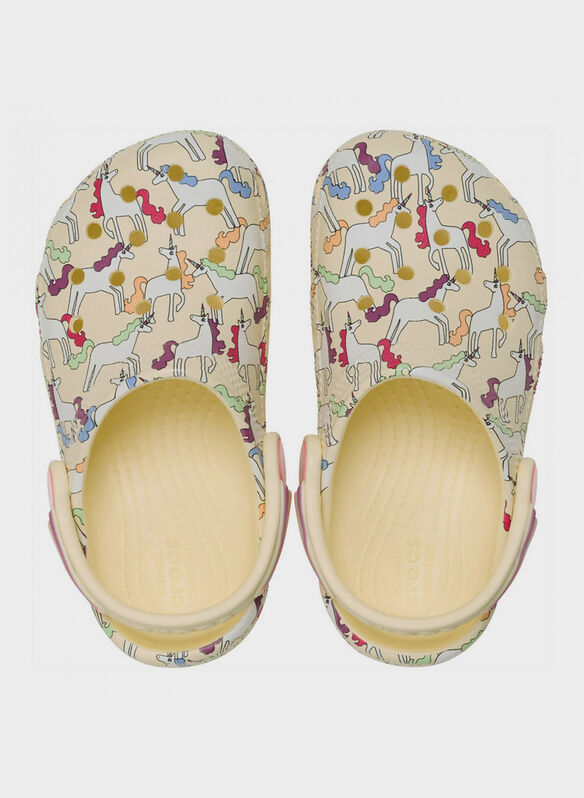 SANDALO SABOT CLASSIC UNICORN CLOG BIMBA, YELT YELLOW, medium