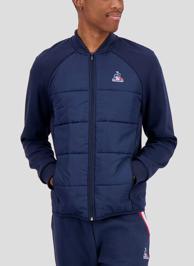 GIUBBOTTO TRICOLORE HYBRIDE, NVY, large