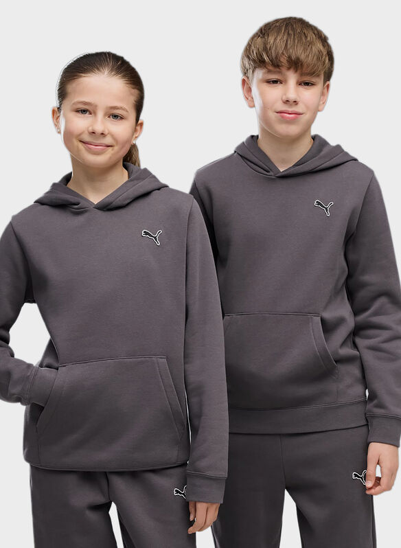 FELPA ESS ELEVATED HOODIE JUNIOR, 34 MOODY GRAY, medium