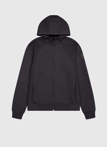 FELPA FULL ZIP CON LOGO, ES503 ANTRACITE, small