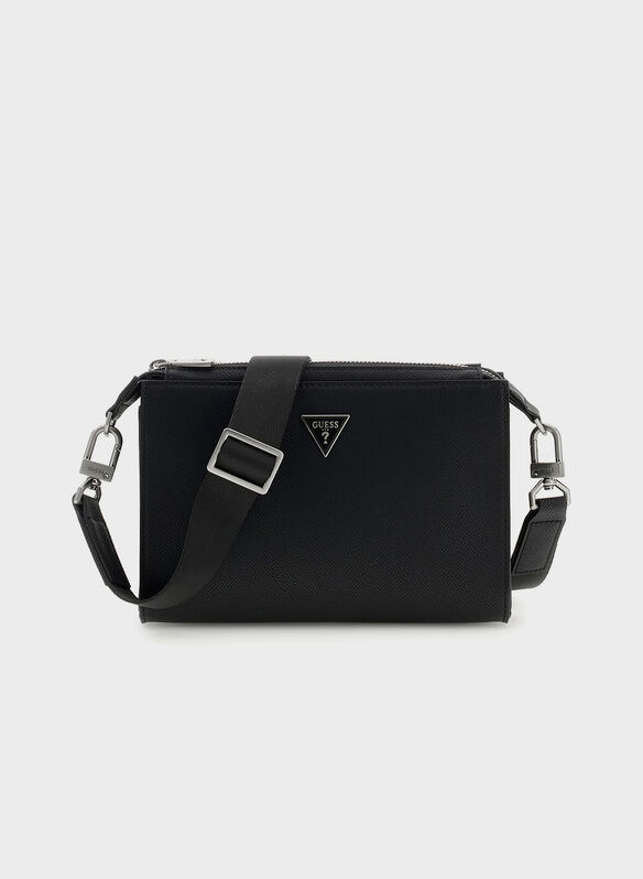 NECESSAIRE MILANO NEW SAFFAINO, BLA BLK, medium