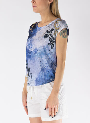 T-SHIRT A MANICA CORTA SUBLIFLOWER, 2713 NVY, small