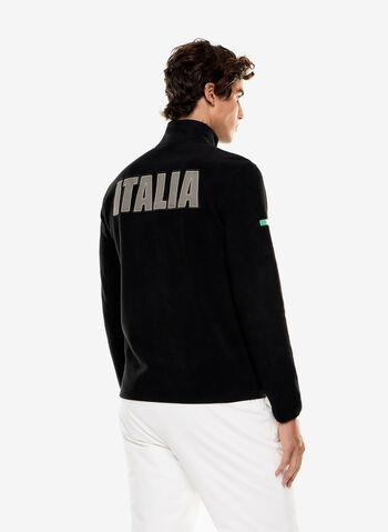 FELPA ITALIA TEAM IN PILE TECNICO POLAR FLEECE, UC001 BLK, small