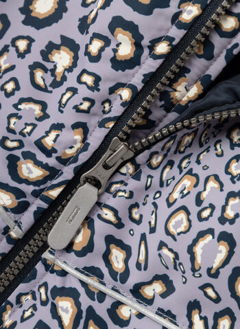 GIUBBOTTO MAXI STAMPA ANIMALIER RAGAZZA, LAVENDER GRAY, small