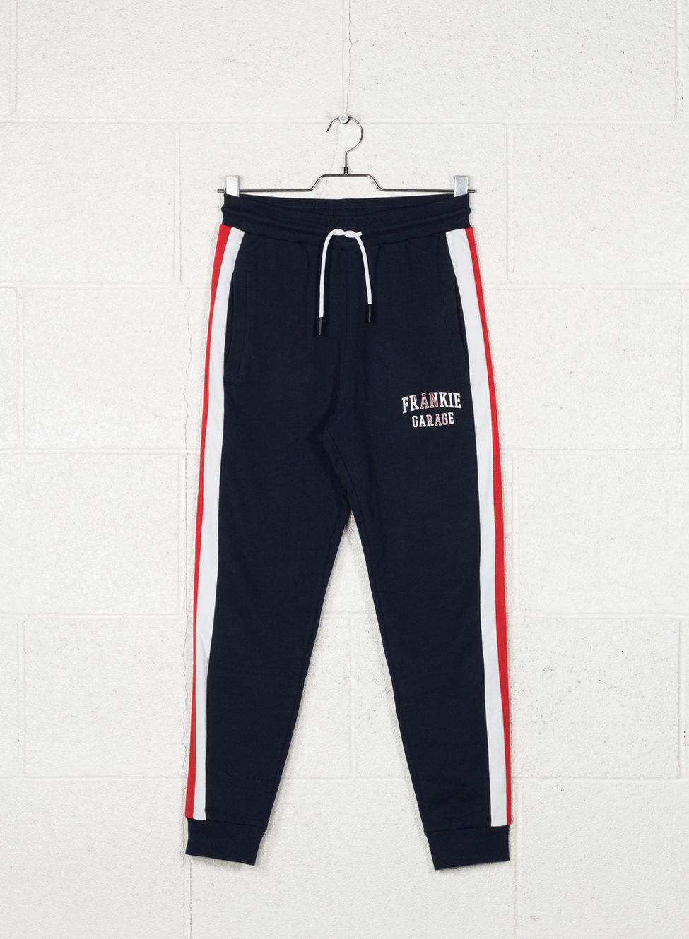 FRANKIE GARAGE PANTALONE POLSINO MESH LATERALE Blu | Sport85