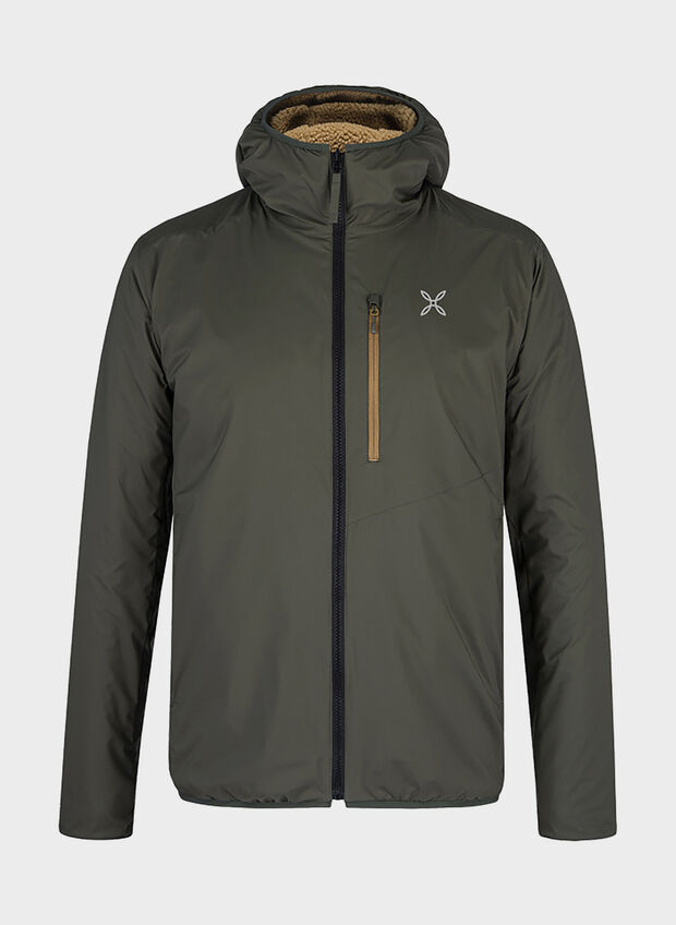 GIACCA SHERPA REVERSABLE, 49140 MILITIBROWN, large