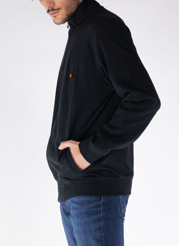 FELPA FULL ZIP PATCH LOGO, 050 BLK, small