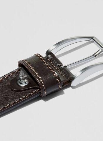 CINTURA CLASSIC IN PELLE 35MM, 968 MORO, small