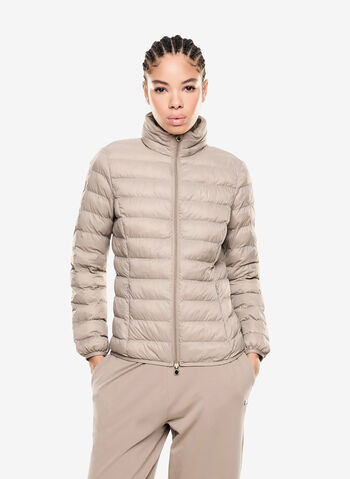 GIUBBOTTO IMBOTTITA IN NYLON LEGGERO CORE LADY ASV, BEIGE, small