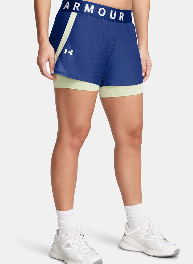 SHORTS PLAY UP 2 IN 1, 0432 TECH BLUEGREEN, large