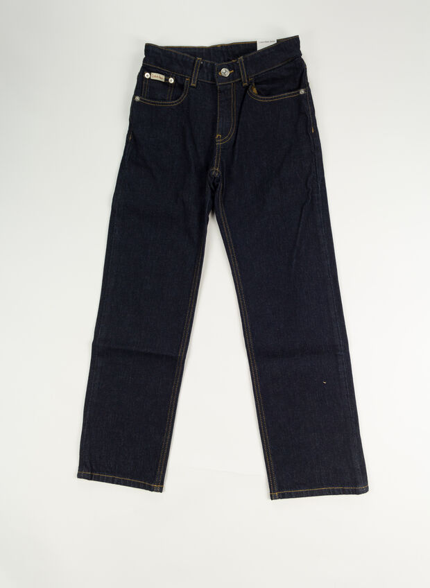 JEANS REGULAR RINSE RAGAZZO, 1BJ RINSE RAW BLUE, large