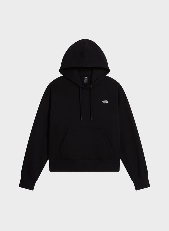 FELPA ESS MICRO LOGO HOODIE, - BLK, medium