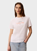 T-SHIRT LOGO CLASSIC GOMMATO, YAF WHT, thumb