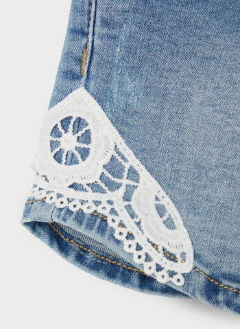 SHORTS JEANS SALLI BAMBINA, MEDIUM BLUE, small