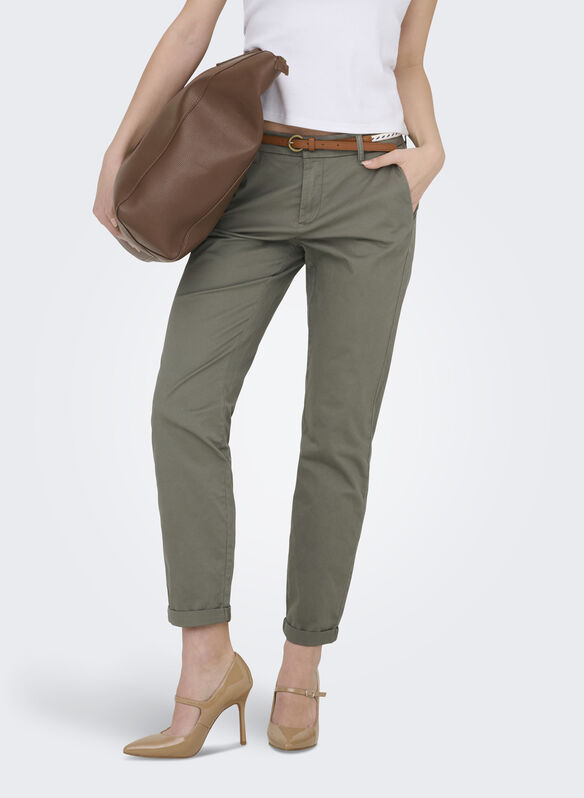 PANTALONE ONLBIANA CHINO, SMOKEY OLIVE, medium