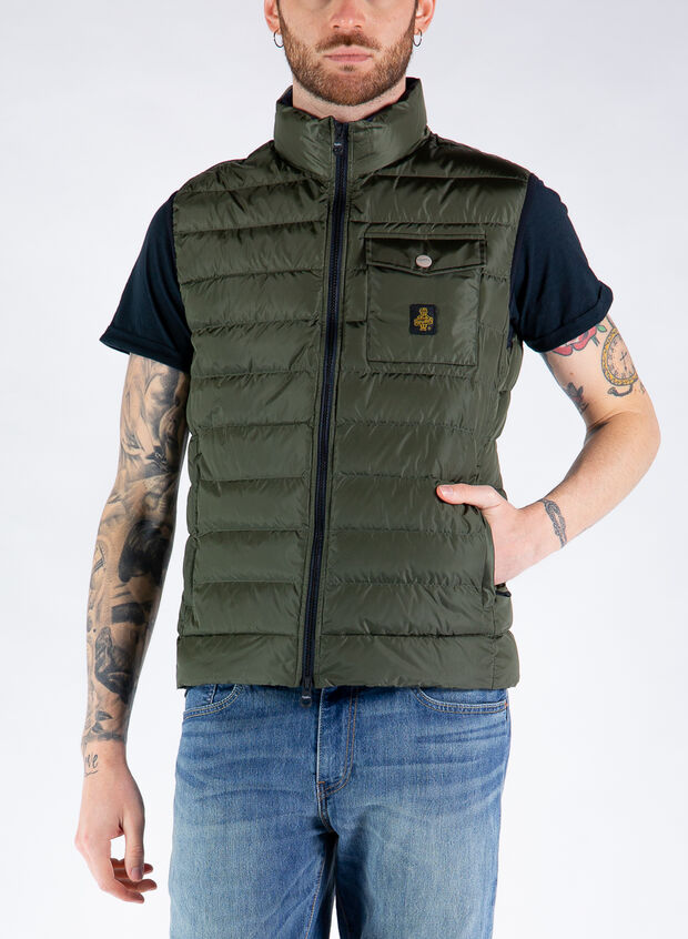 REFRIGIWEAR GILET FULL ZIP Verde Uomo | Sport85