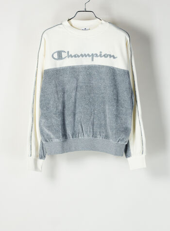 FELPA VELOUR GIRO LOGO, , small