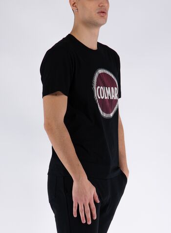 T-SHIRT CON STAMPA, 99BLK, small