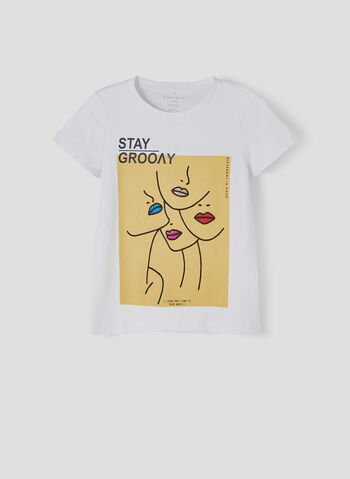 T-SHIRT BANIN RAGAZZA, BRIGHT WHT, small