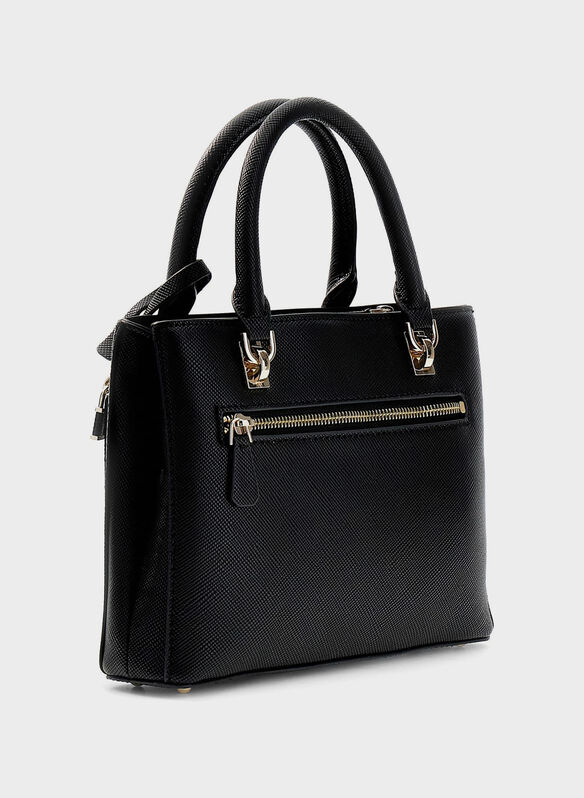 BORSA A MANO NOELLE SAFFIANO, BLA BLK, medium