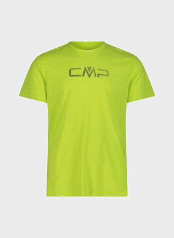 MAGLIA A MANICHE CORTE GIROCOLLO CON LOGO, , small