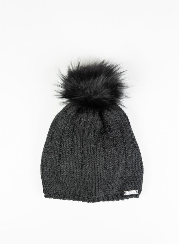 COLMAR CAPPELLO IN MAGLIA CON PON PON Grigio Donna | Sport85