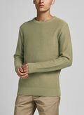 MAGLIA GIROCOLLO, OLIVE, thumb