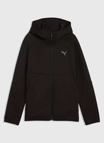 FELPA FD TECH FULL ZIP RAGAZZO, 01 BLK, small