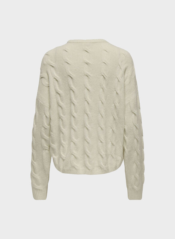 MAGLIONE JANETT TRECCIA, BIRCH PANNA, medium