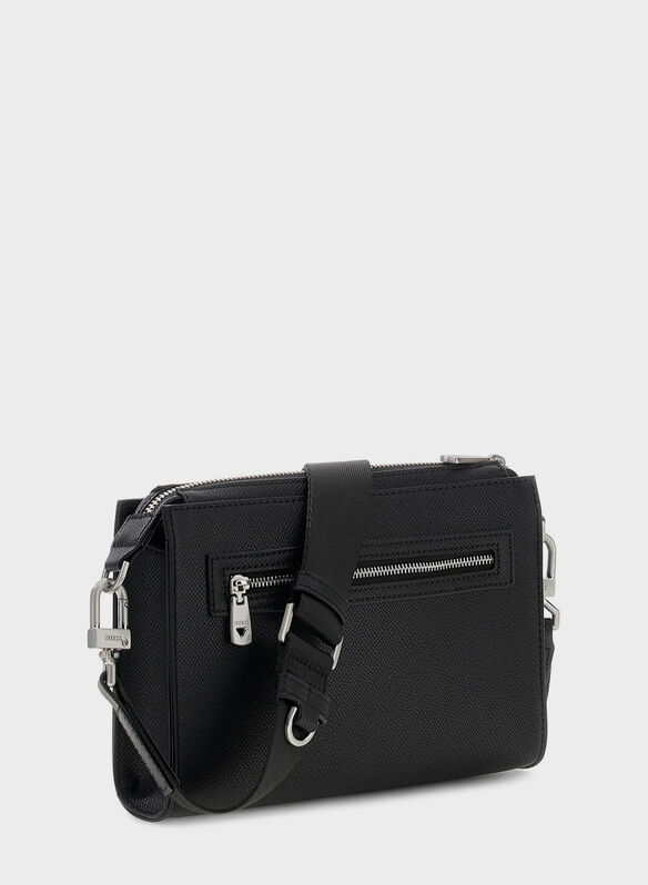 NECESSAIRE MILANO NEW SAFFAINO, BLA BLK, medium