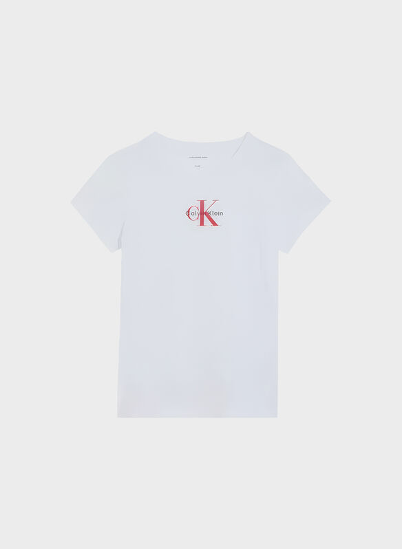 T-SHIRT CON LOGO RAGAZZA, YAF WHT, medium