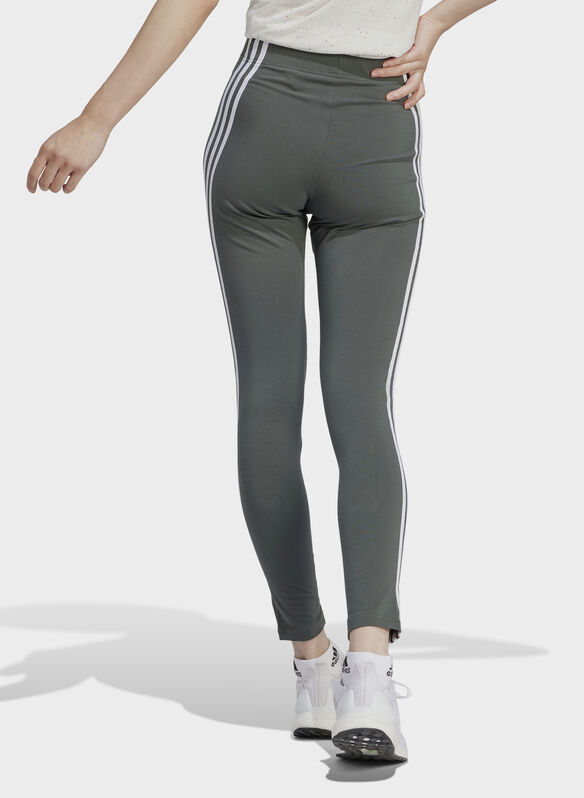LEGGINGS 3 STRIPES LEGEND, LEGEND IVY, medium