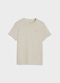 T-SHIRT ESSENTIAL TAPE GLITTER RAGAZZA, 87 ALPINE SNOW, thumb