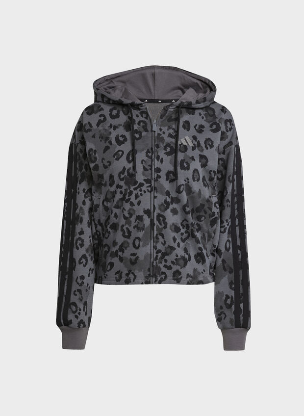 FELPA FULL ZIP AOP ANIMALIER PRINT ALL-OVER, , large