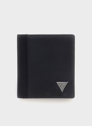 PORTAFOGLIO IN VERA PELLE BERNA, BLA BLK, small