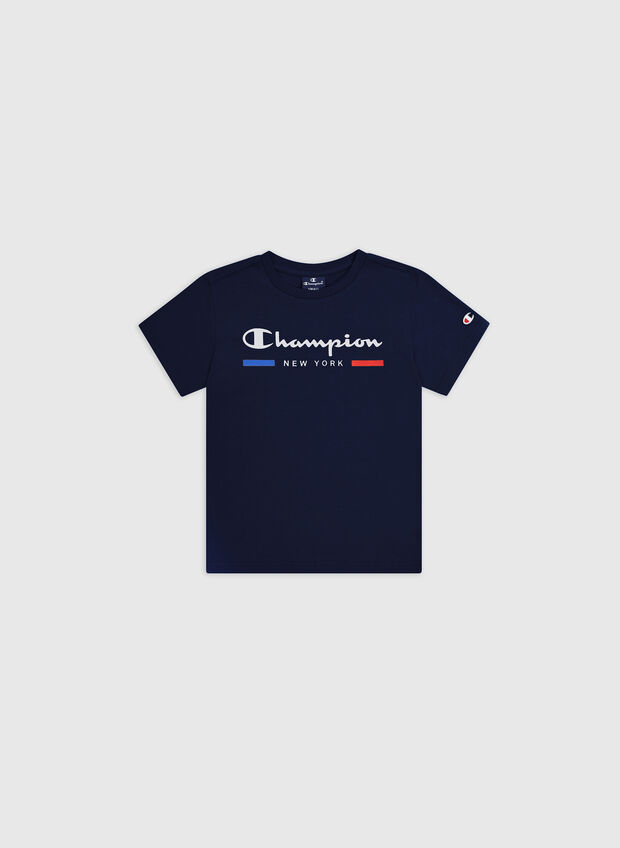 T-SHIRT GIROCOLLO RAGAZZO, BS501 NVY, large