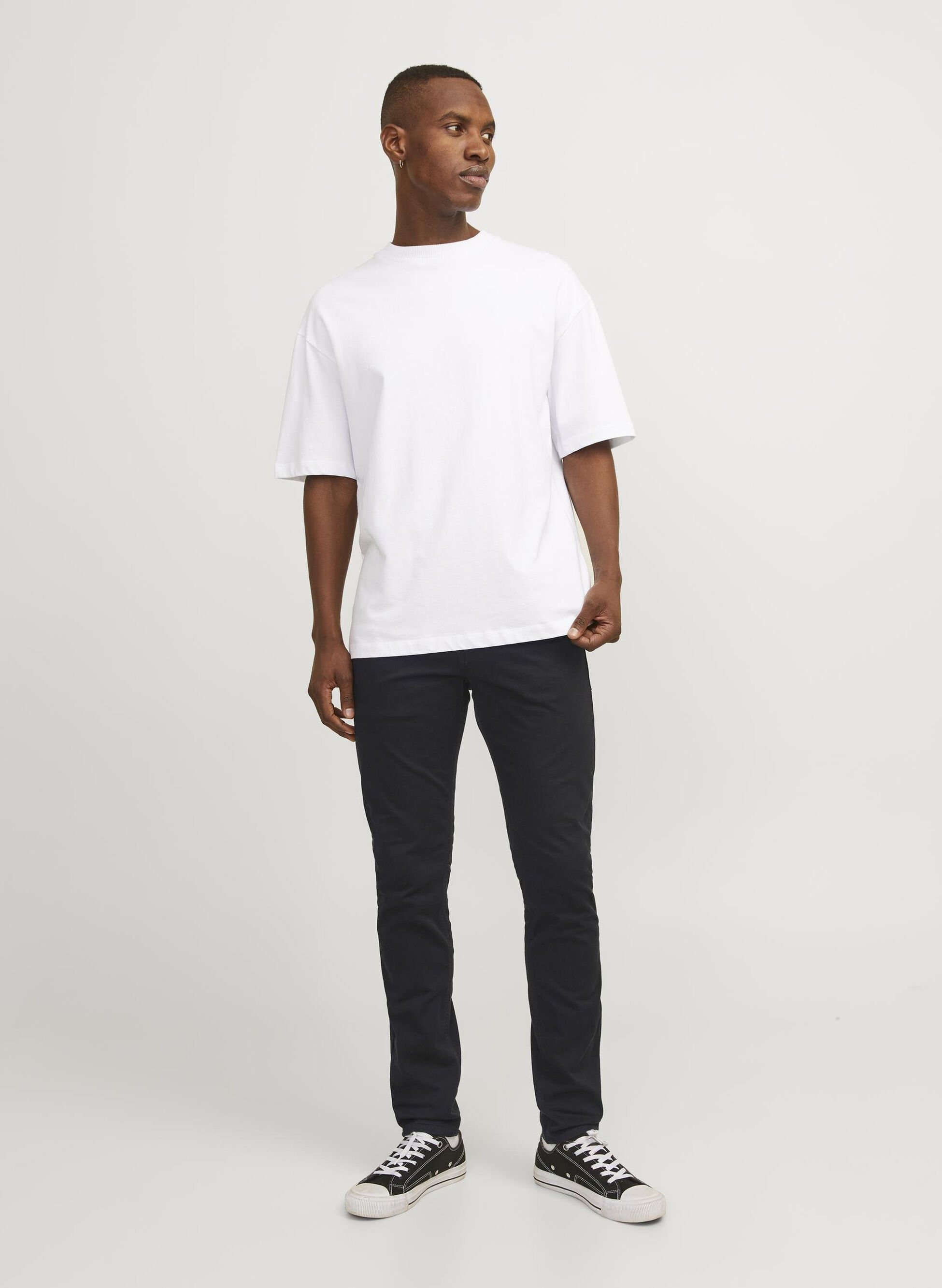 JACK & JONES Pantalone Cargo Uomo | Modello Phantom | Tela Robustacon Tasche | Nero/Verde/Grigio | 34W X 36L