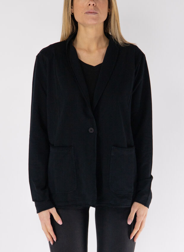 GIACCA BLAZER MONOPETTO, 10009 BLK, large