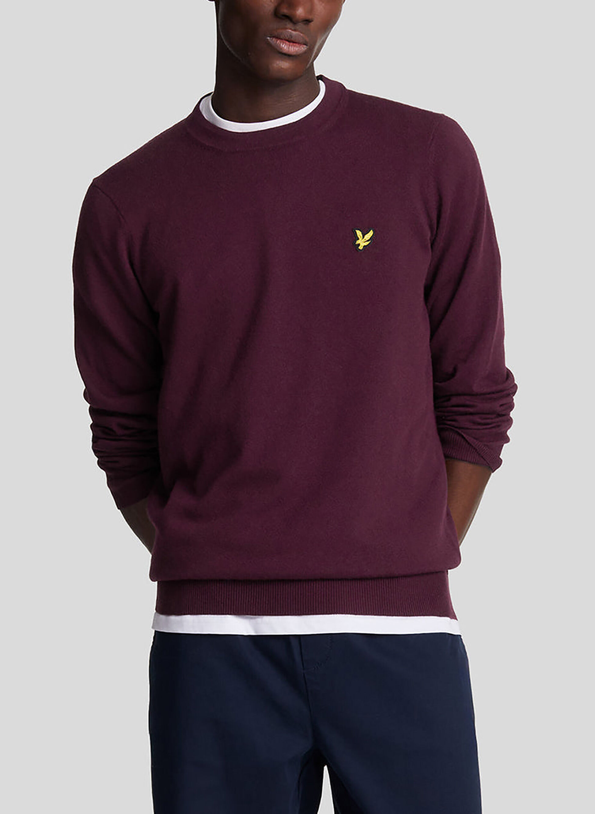 MAGLIONE GIROCOLLO CON LOGO XXL