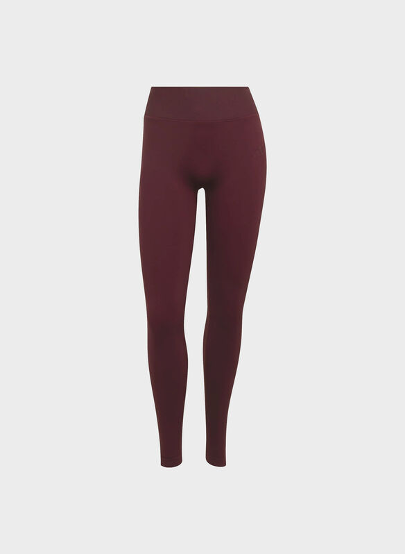 LEGGINGS WORKOUT SEAMLESS, - MAROON, medium