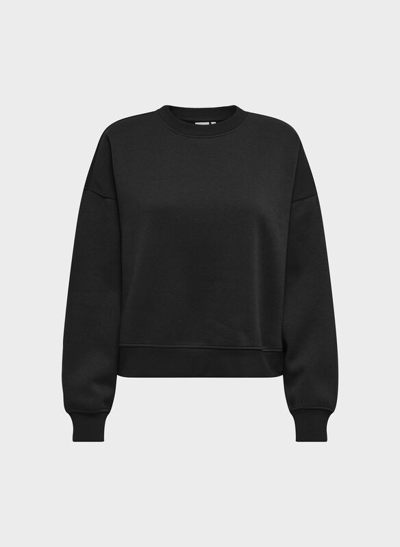 FELPA BEST GIROCOLLO, BLACK, medium