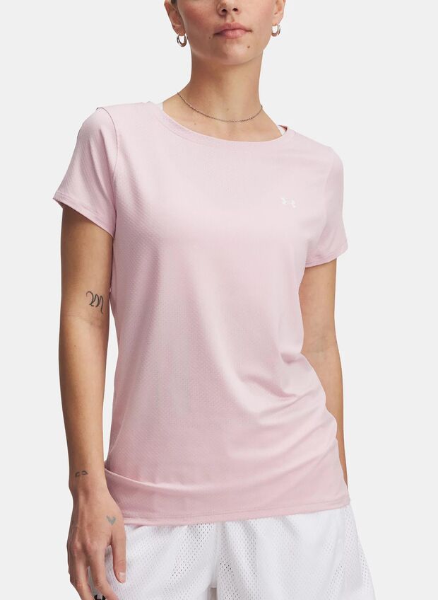 MAGLIA A MANICA CORTA HEATGEAR ARMOUR, 0647 PINK, large