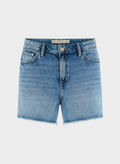 SHORT IN DENIM CON STRASS, SKV1 CHIARO, thumb
