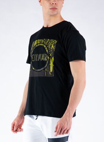 T-SHIRT STAMPA GRAPHIC, 99BLK, small