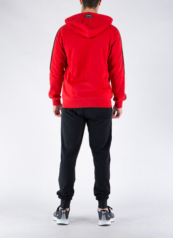 TUTA CON GIACCA CAPPUCCIO, 5520REDBLK, small