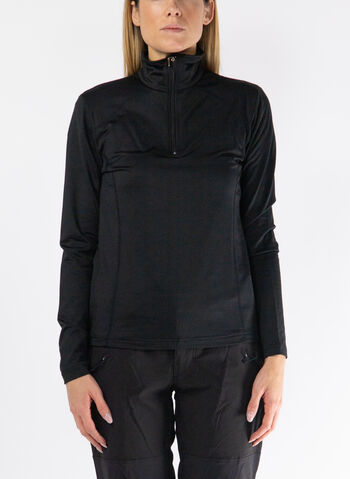 MAGLIA DA SCI 1/2 ZIP, 500 BLK, small